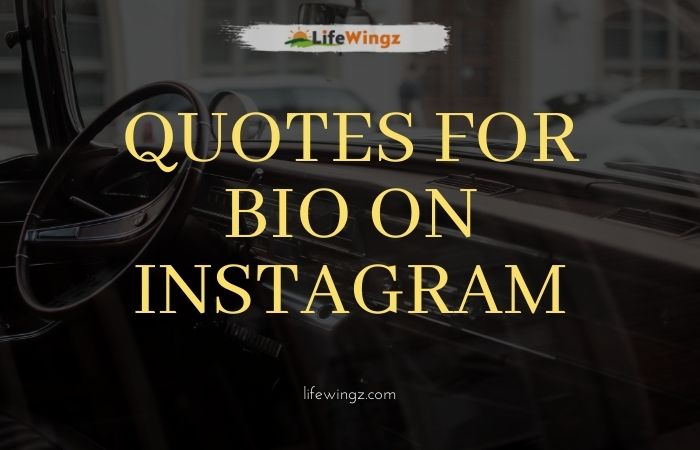 quotes for bio on instagram
